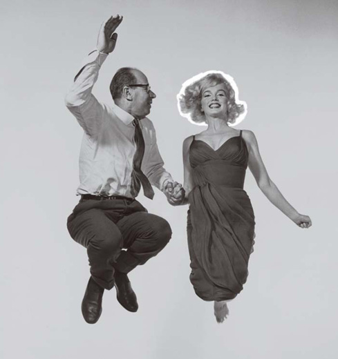 Philippe Halsman, with Marilyn Monroe in 1959, started asking all his subjects to jump as a way to loosen up